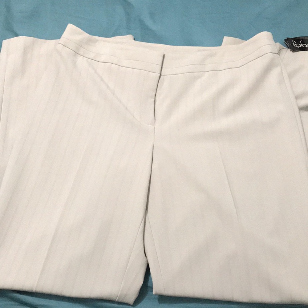 Cream color 2 way stretch dress pants